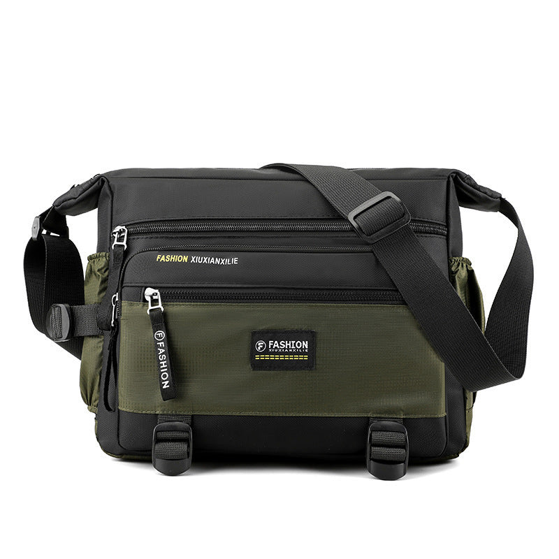 Multi-Pocket Messenger Bag