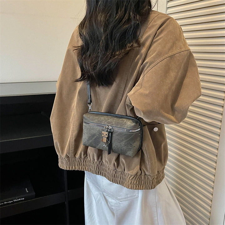 Compact Multi-Pocket Clutch Bag