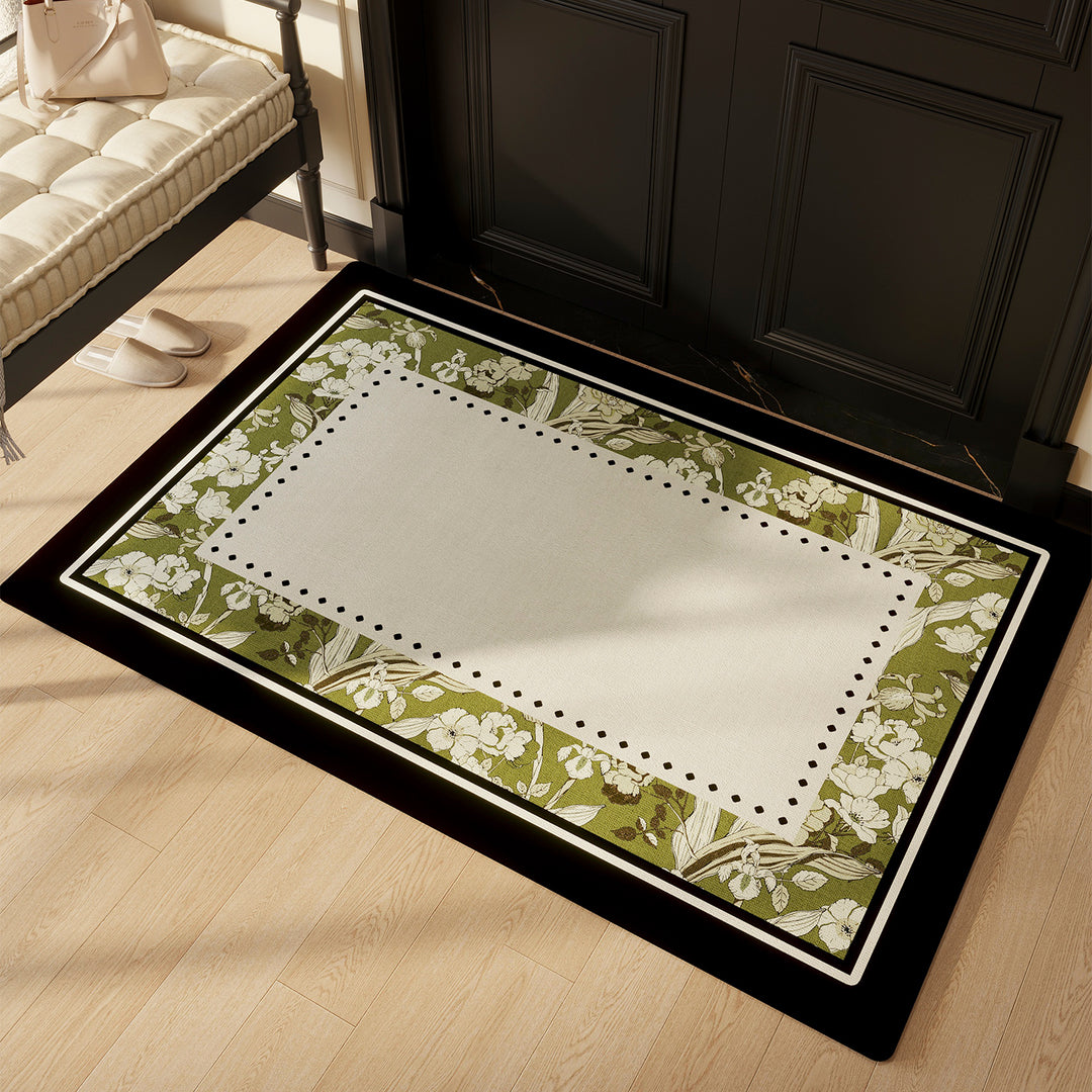 Botanical Design Area Rug