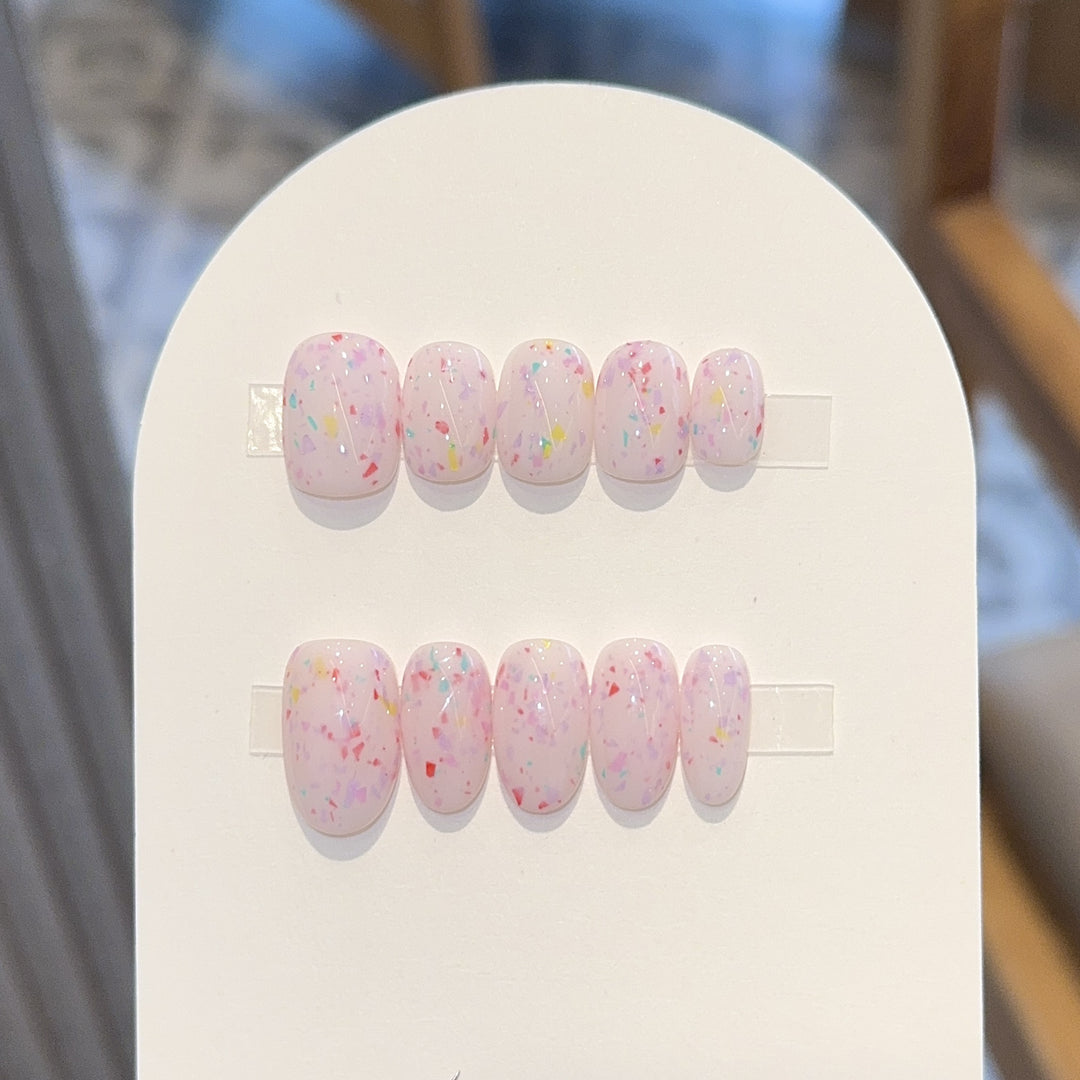 Art nail set with sparkling accents Stornfield