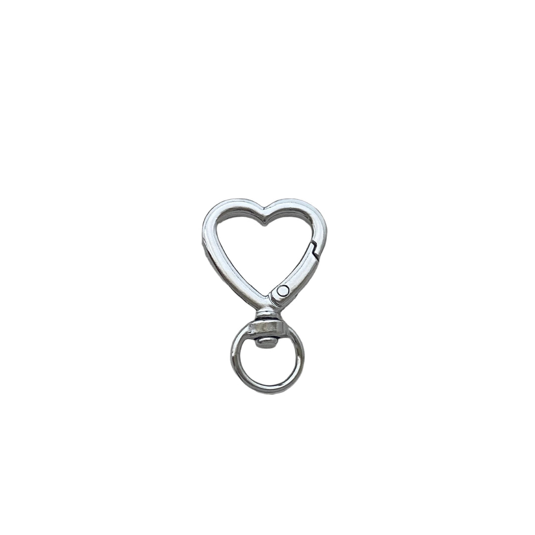 Heart-Shaped Clip Hook Keychain Stornfield