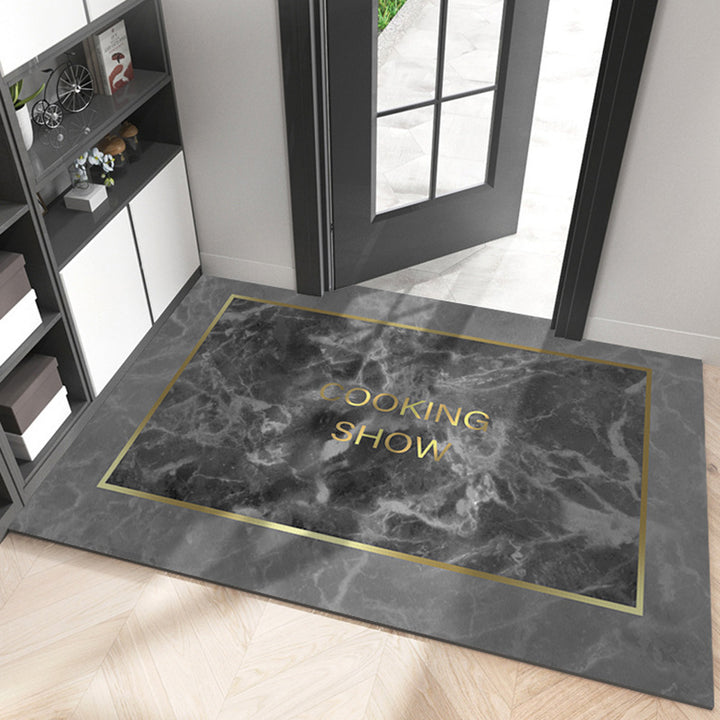 Elegant Abstract Design Floor Mat
