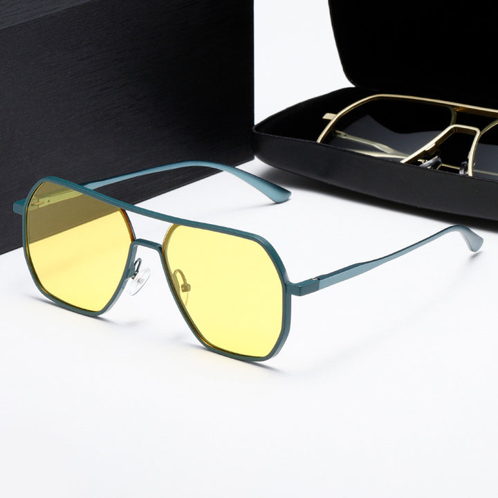 Women's innovative fashionable sunglasses with rectangular frame Stornfield