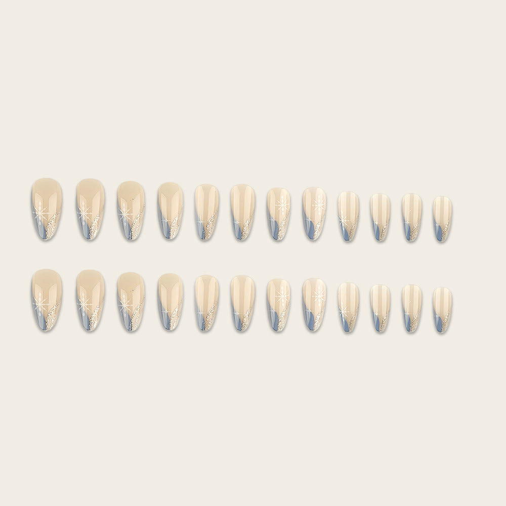 Artistic nail embellishment with snowflake accents Stornfield