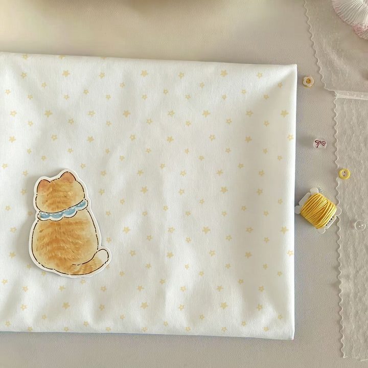 Cute Cat-Themed Decorative Pillowcase