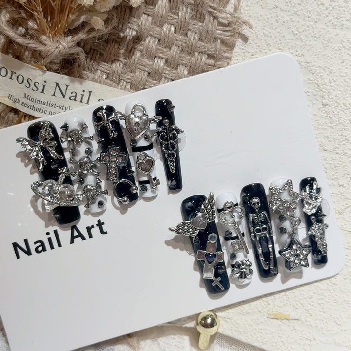 Gothic-Themed Nail Art Accessories