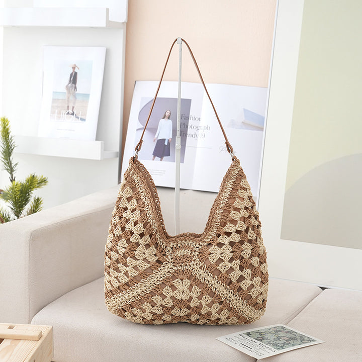 Handmade shoulder bag made from natural materials Stornfield
