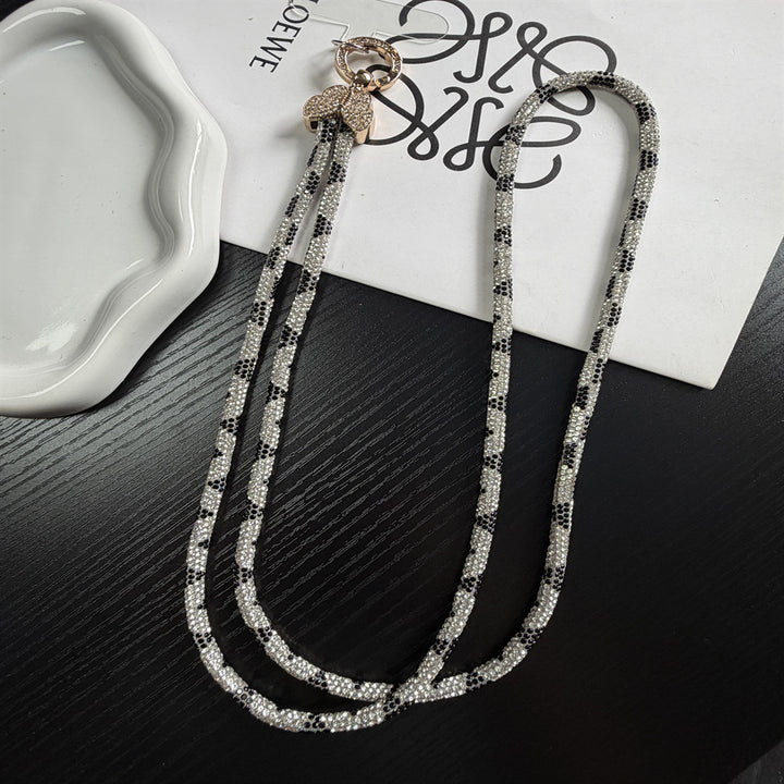 Rhinestone Encrusted Phone Lanyard Stornfield