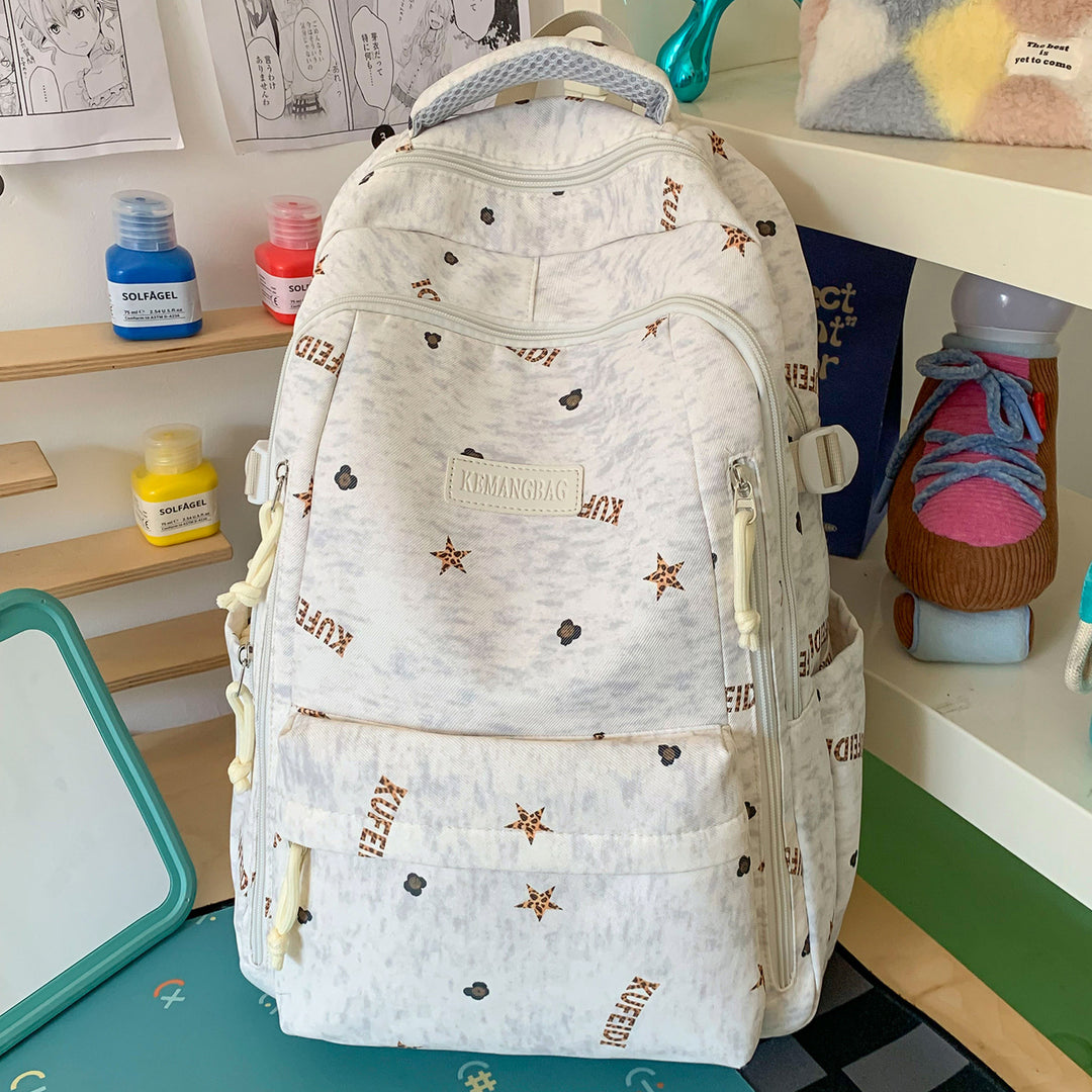 Playful Illustrated School Backpack Stornfield