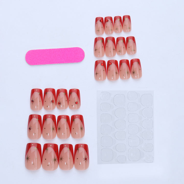 Nail set with glamorous accents Stornfield