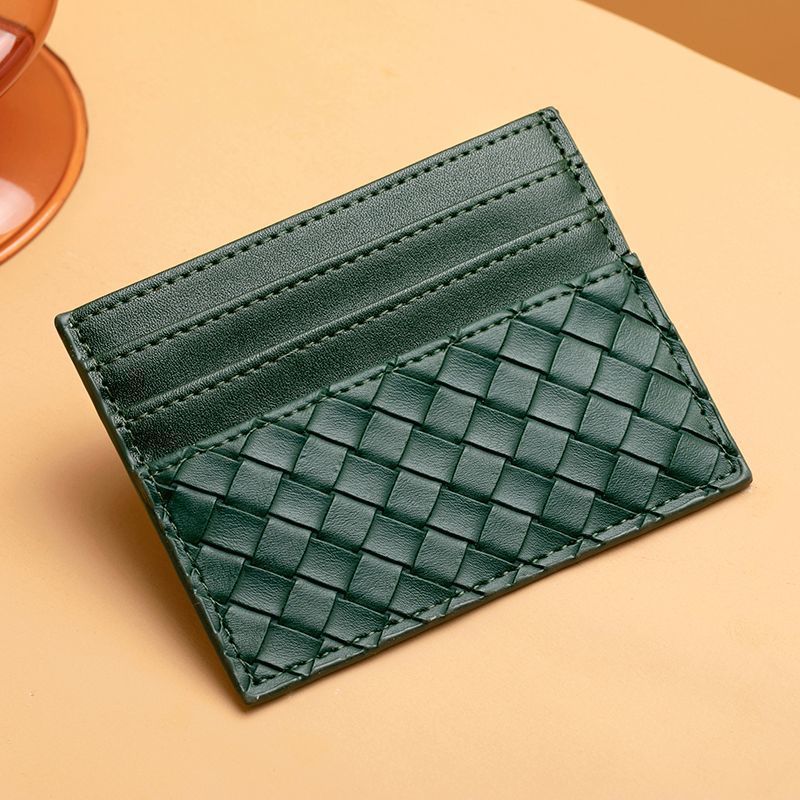 Woven Leather Cardholder Stornfield