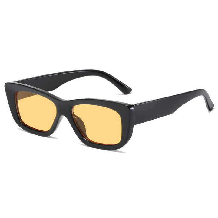 Ladies fashionable sunglasses with rectangular frame Stornfield