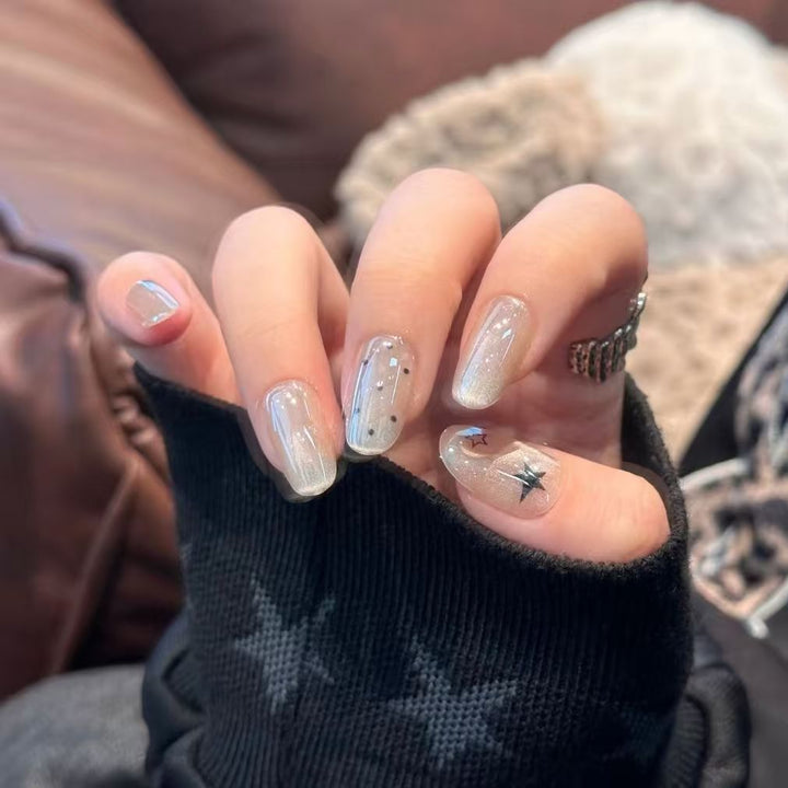 Glittery Starry Nail Art Set Stornfield