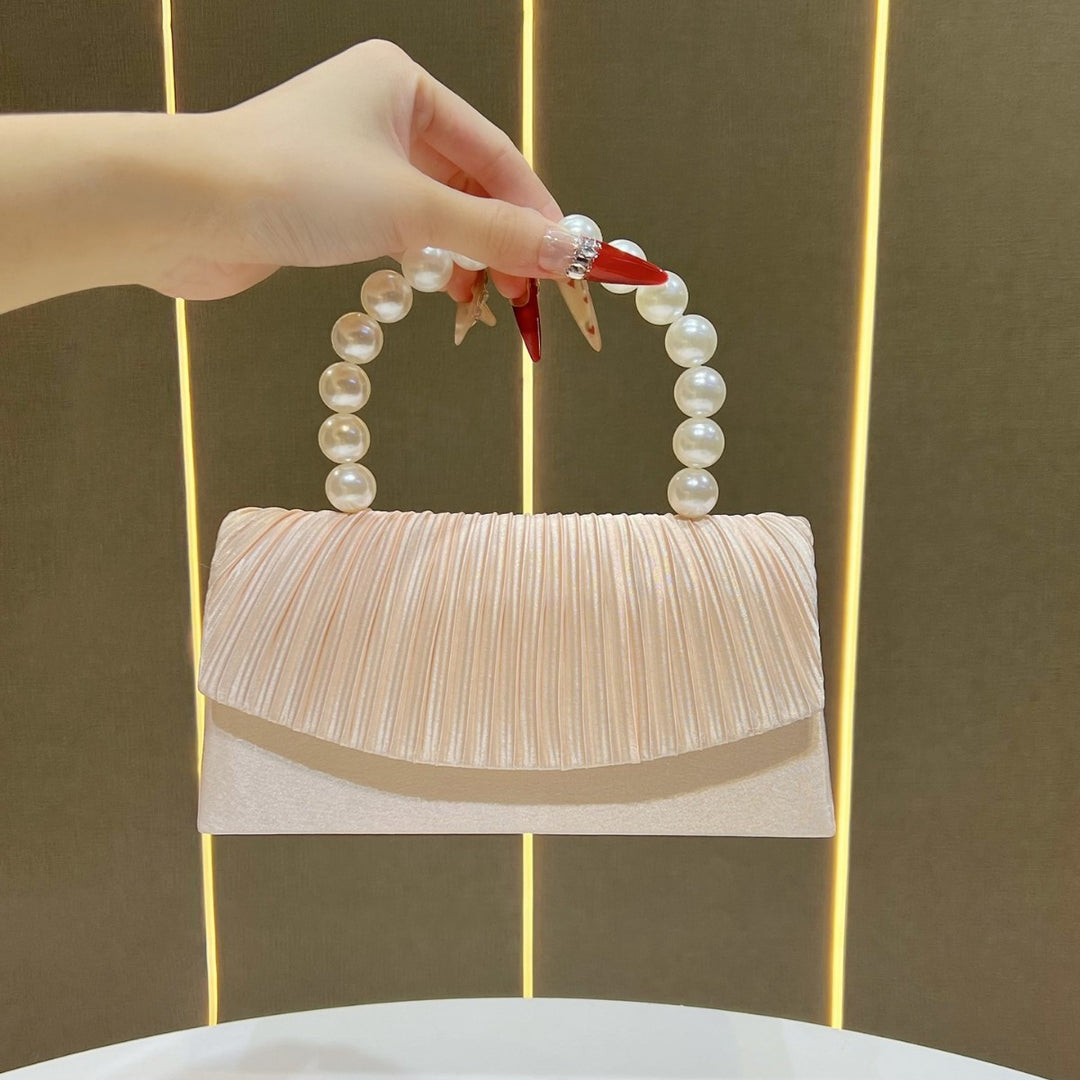 Elegant Pleated Evening Handbag