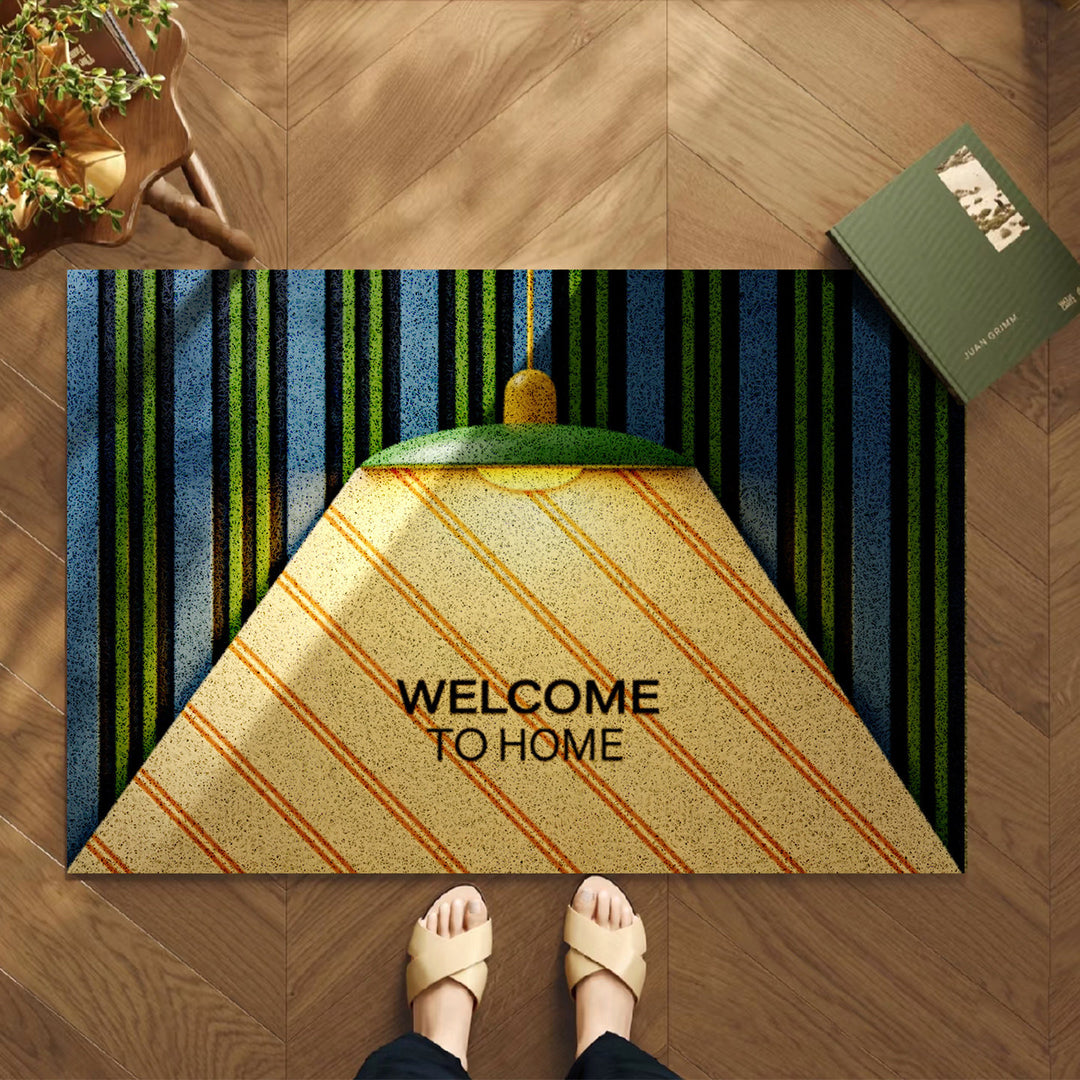 Vintage-Inspired Welcome Mat