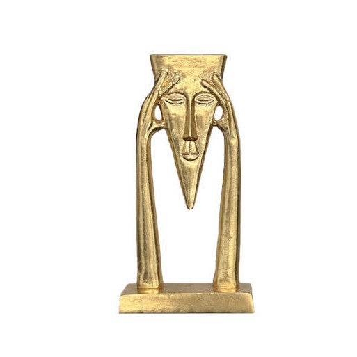 Abstract Sculptural Face Decor