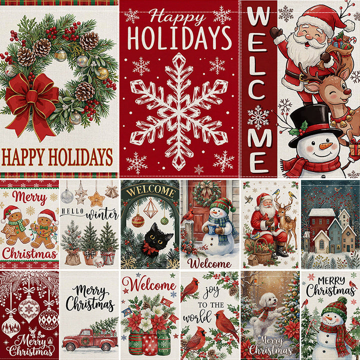 Holiday Decorative Garden Flag