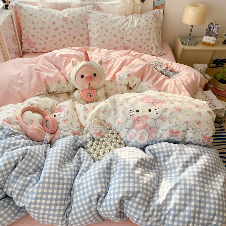 Floral Patterned Comforter Set