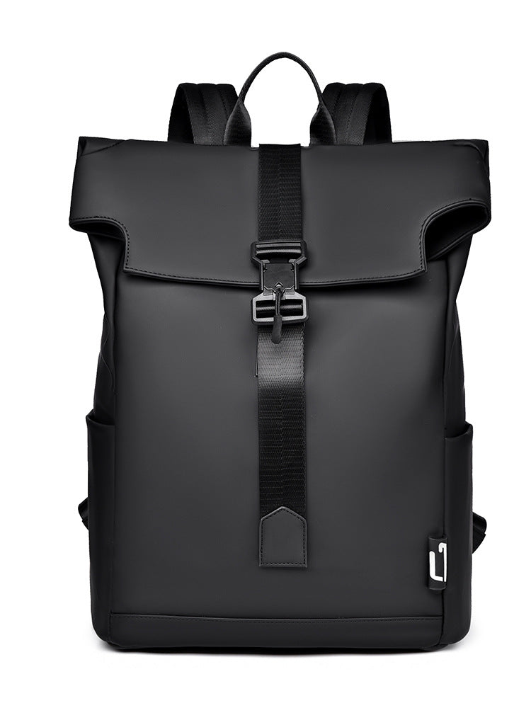 Modern Waterproof Roll-Top Backpack Stornfield