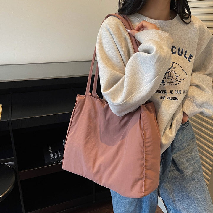 Casual Quilted Shoulder Tote