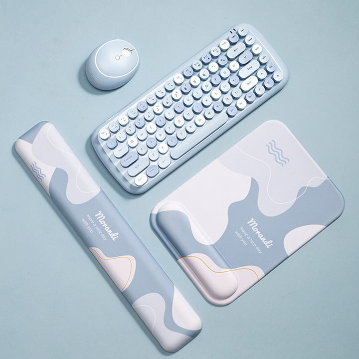 Decorative Ergonomic Mouse Pad Set