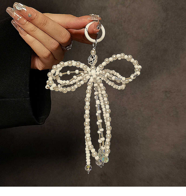 Decorative Beaded Bow Keychain Stornfield