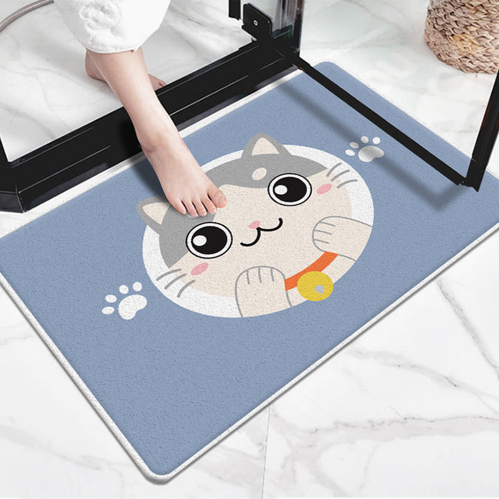Cute Cartoon Dog-Themed Doormat Stornfield