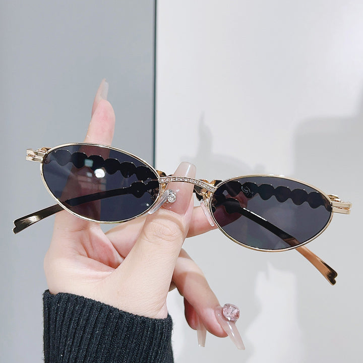 Statement Cat-Eye Optical Glasses with Crystal Accents Stornfield