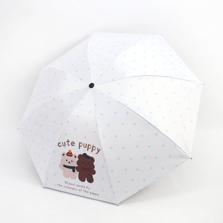 Ladies Folding Umbrella with Cute Animal Design Stornfield