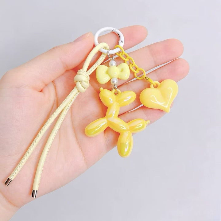 Playful keychain with heart and balloon dog Stornfield