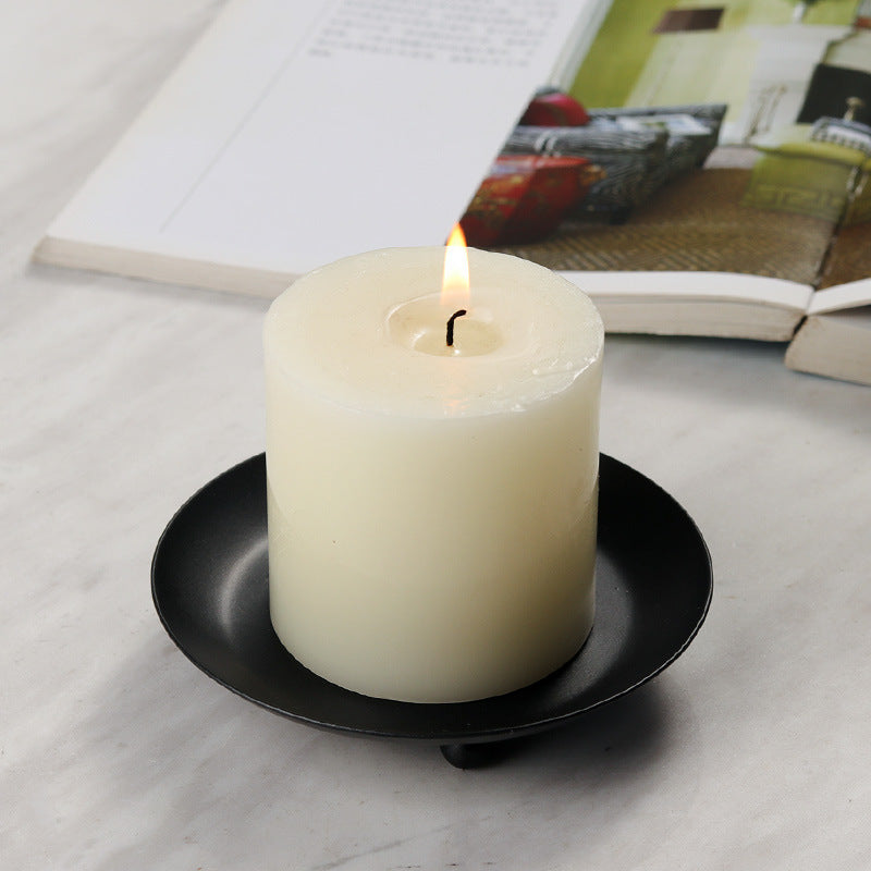 Textured Kernel Sculpted Scented Soy Wax Pillar Candle