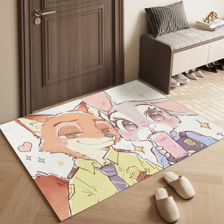 Cartoon-Themed Area Rug
