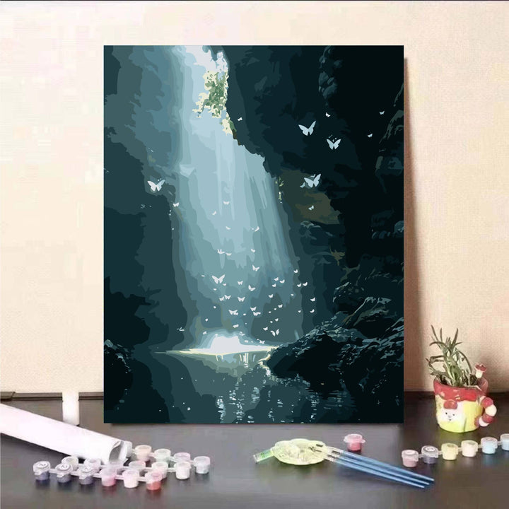 Floral Fantasy Paint by Numbers Wall Art Stornfield