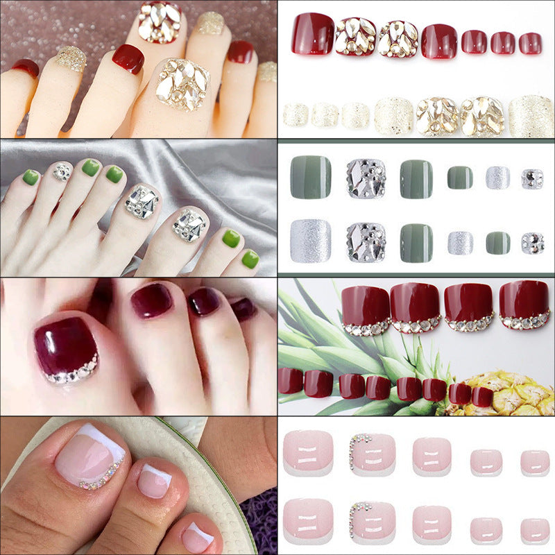 Premium Decorative Press-On Nail Set Stornfield