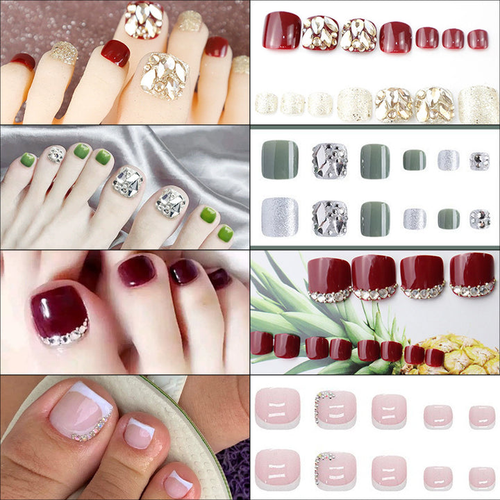 Premium Decorative Press-On Nail Set Stornfield