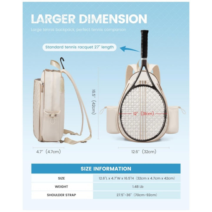 Ergonomic Tennis Racket Backpack Stornfield
