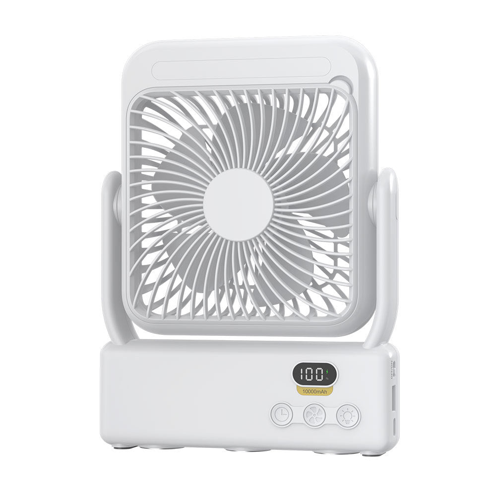 Unisex Rechargeable Dual-Function Cooling and USB Power Fan Stornfield