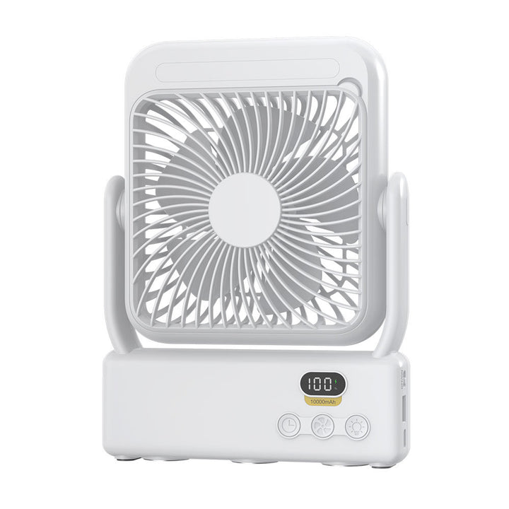 Unisex Rechargeable Dual-Function Cooling and USB Power Fan Stornfield