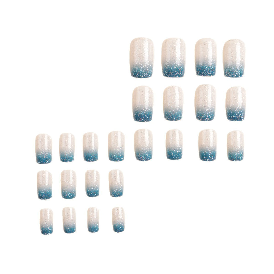 Ombre Glitter Press-On Nails Stornfield