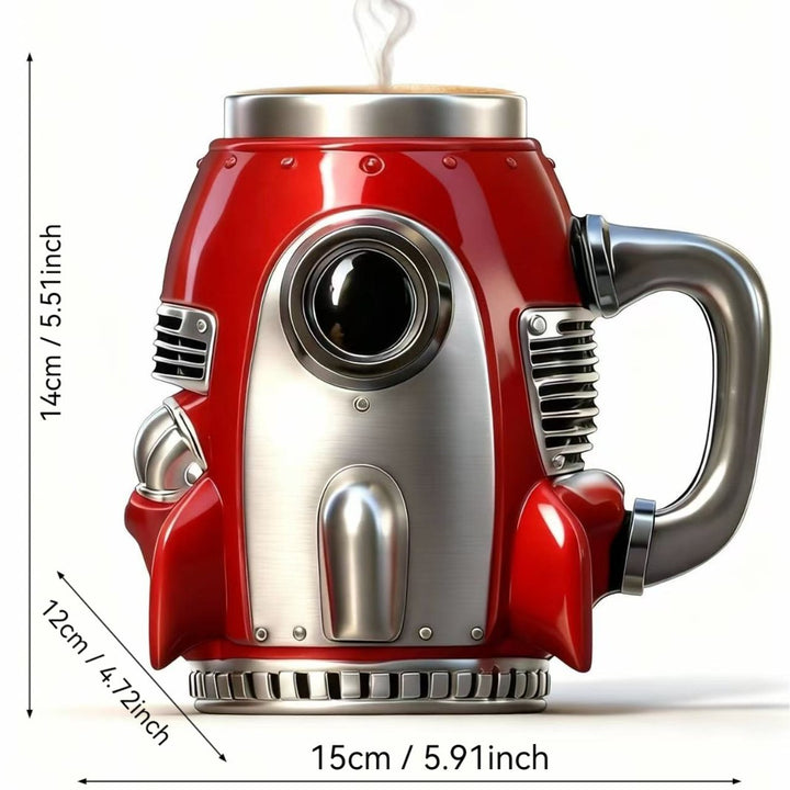 Creative Retro Rocket Coffee Mug Stornfield