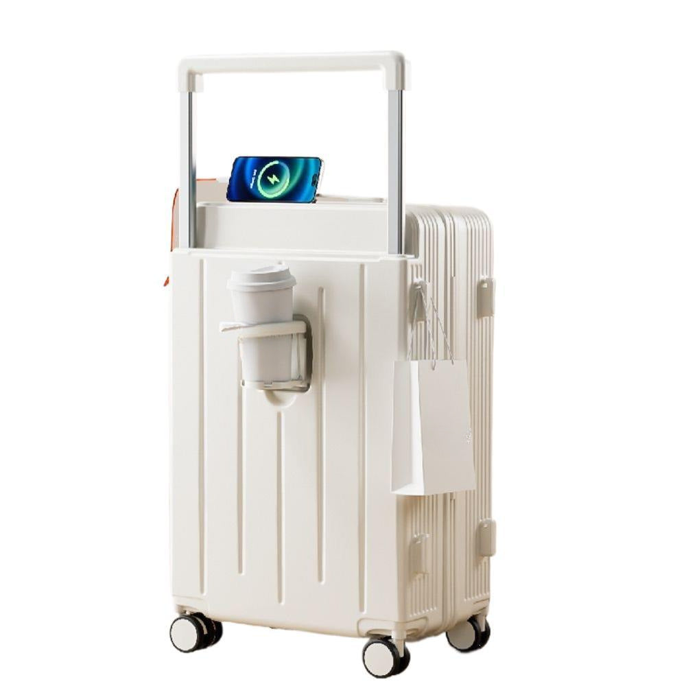 Hard-shell suitcase with integrated USB charging function Stornfield
