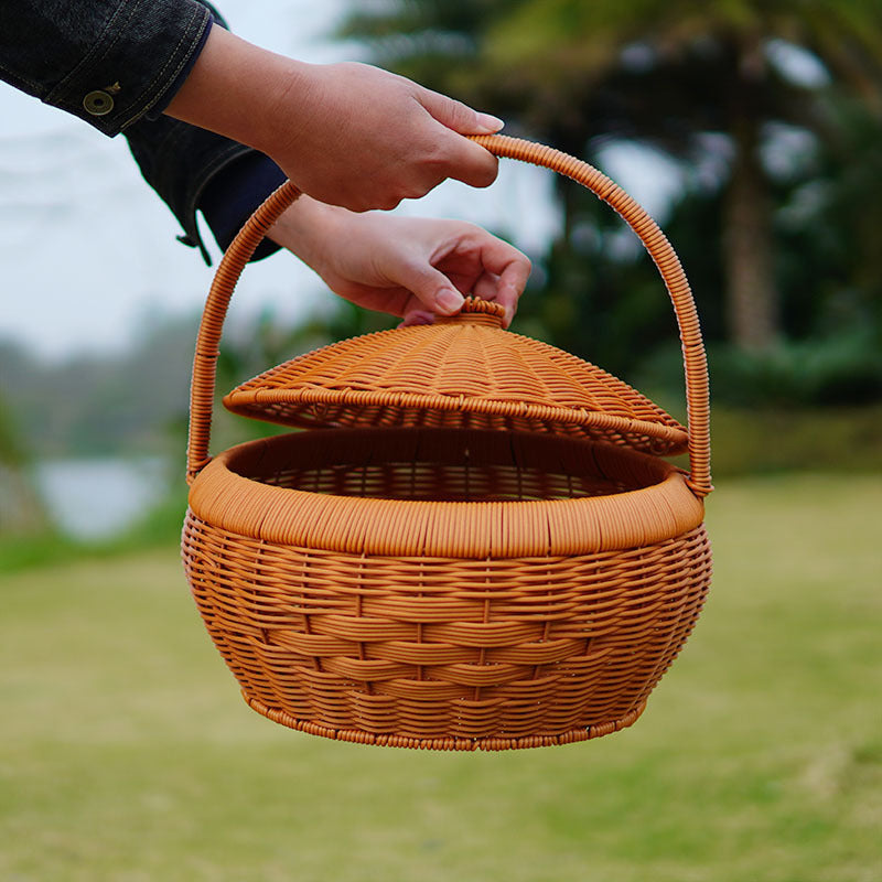 Multi-Tiered Woven Storage Basket Stornfield