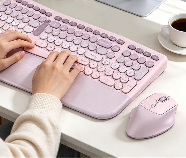 Ergonomic Wireless Keyboard and Mouse Combo Stornfield