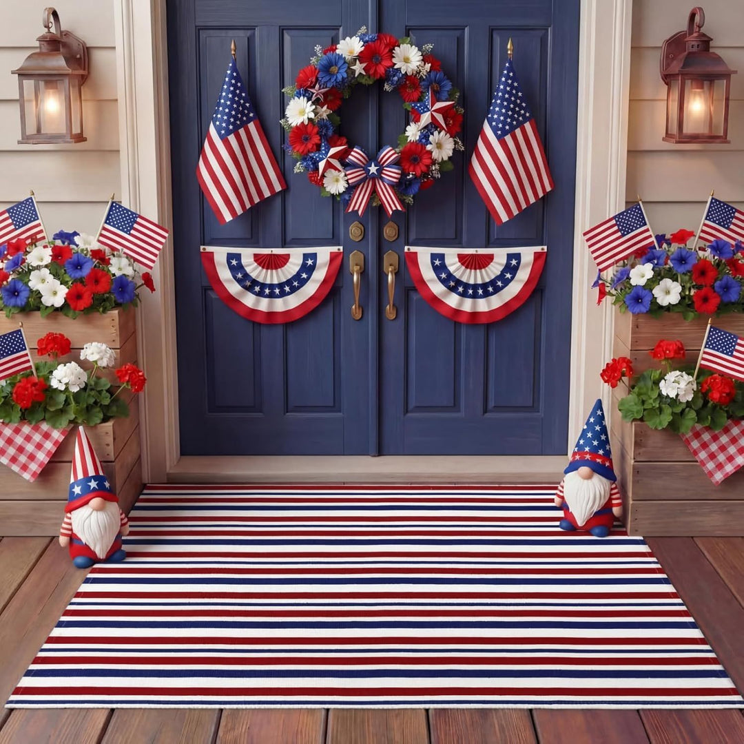 Patriotic Outdoor Door Mat