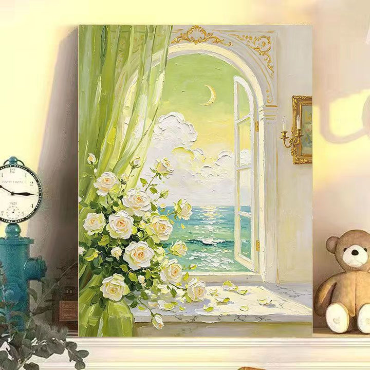 Romantic Floral Landscape Canvas Art Stornfield
