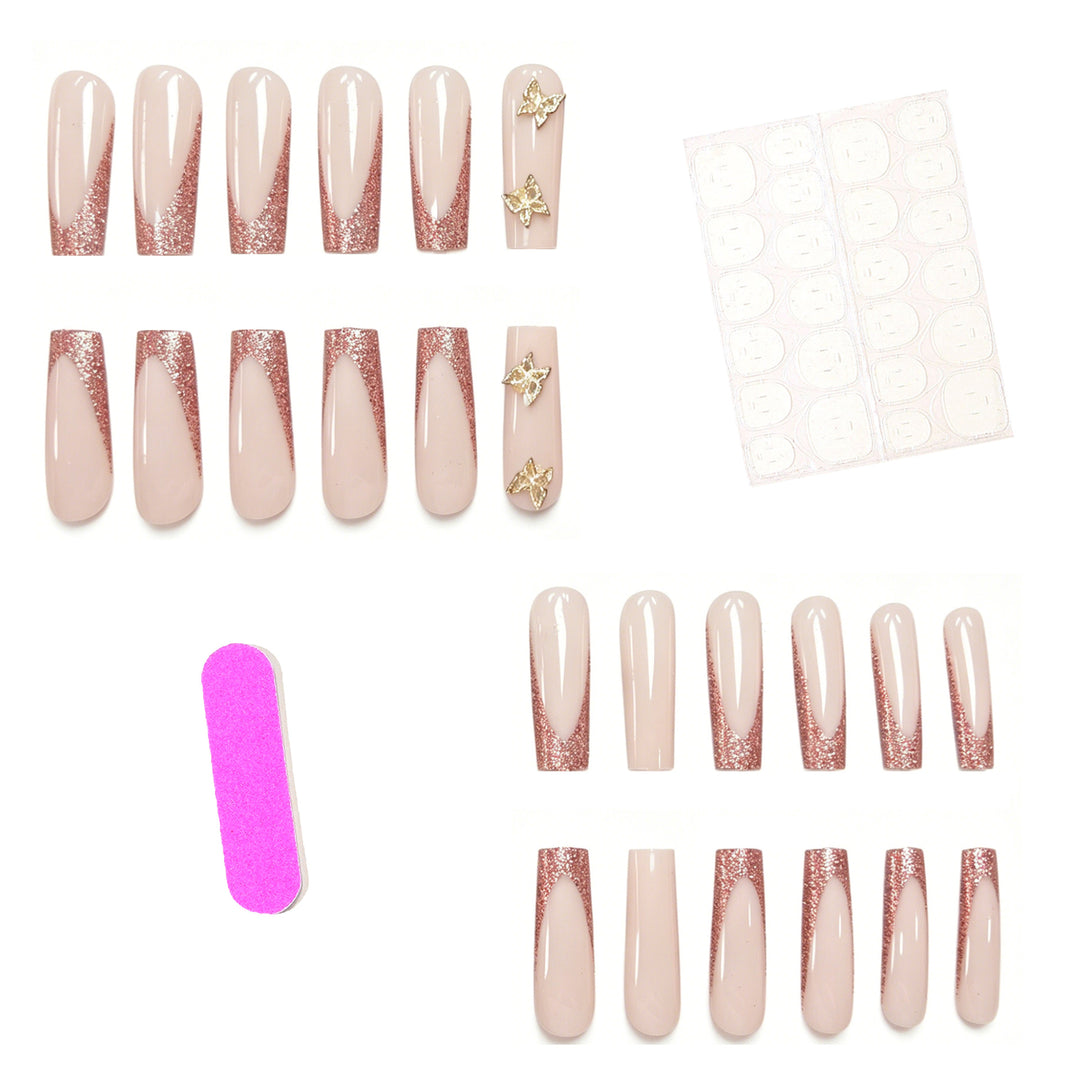 Decorative Glittery Nail Enhancements Stornfield