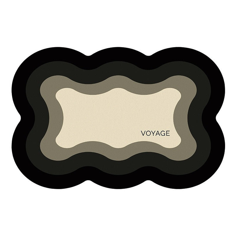 Stylish Cloud-Shaped Bath Mat