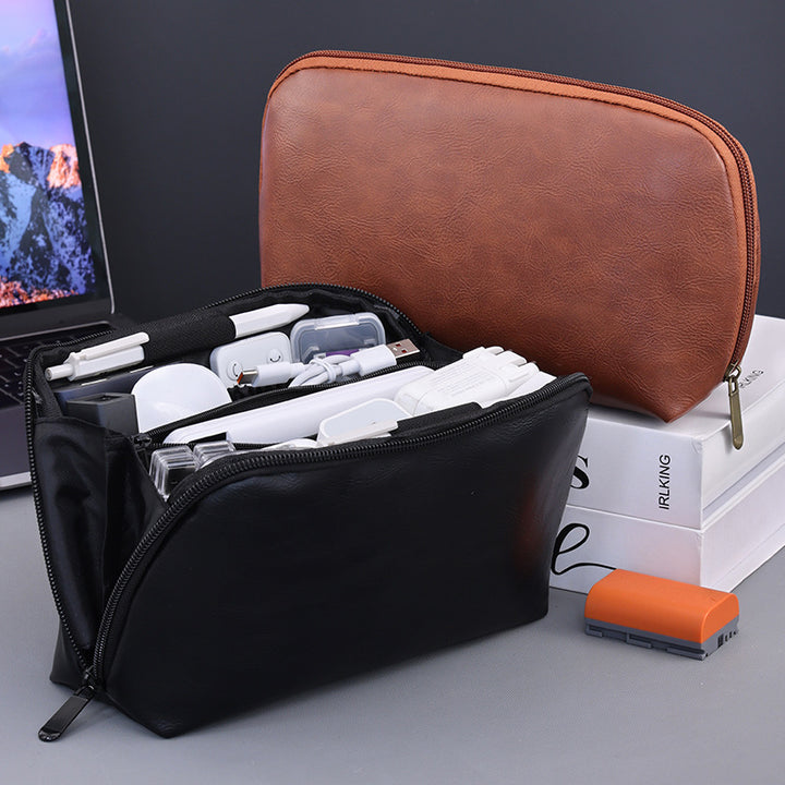 Electronics Accessories Bag with Structured Interior Organization Stornfield