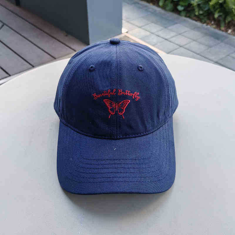 Women's Embroidered Butterfly Cap Stornfield