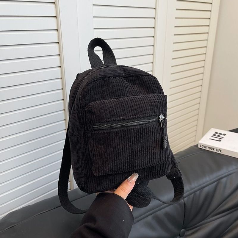 Compact Corduroy Mini Backpack Stornfield